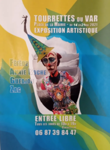 Exposition Tourette du Var Zag Artiste Sculpteur Creuse